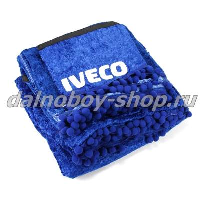 Шторы (2-х сторонние) IVECO синие