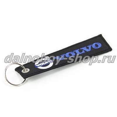 Брелок для ключей (ткань, вышивка) с логотимом VOLVO 13*3 см